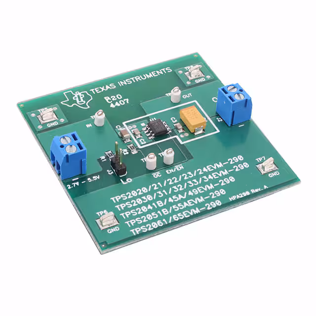 TPS2055AEVM-290 Texas Instruments  Cartes et kits d'évaluation et de démonstration